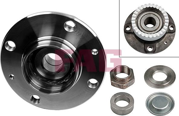 FAG 713 6305 40 - Комплект подшипника ступицы колеса parts5.com