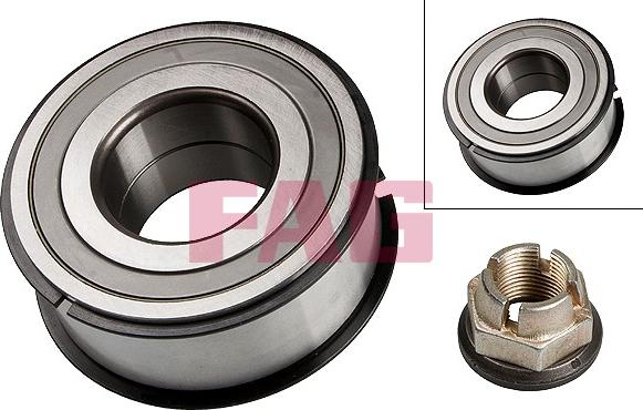 FAG 713 6300 50 - Wheel hub, bearing Kit parts5.com