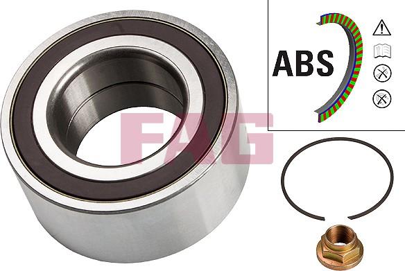 FAG 713 6203 10 - Wheel hub, bearing Kit parts5.com