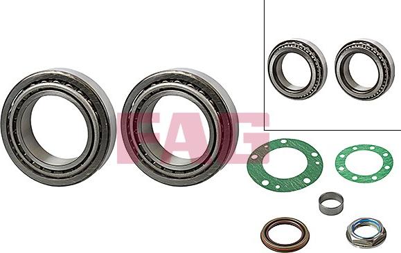 FAG 713 6791 10 - Комплект подшипника ступицы колеса parts5.com