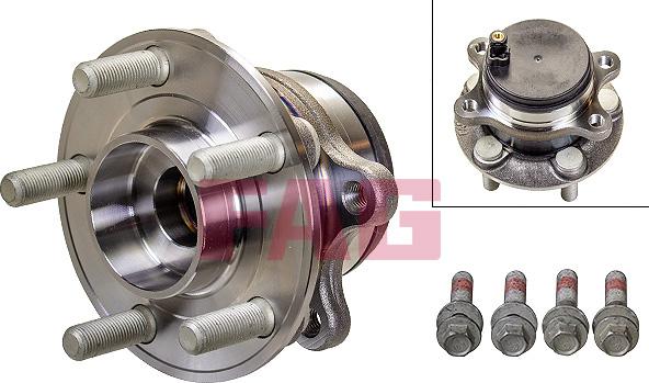 FAG 713 6792 90 - Комплект подшипника ступицы колеса parts5.com