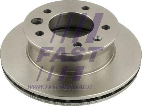 Fast FT31522 - Тормозной диск parts5.com