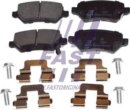 Fast FT29524 - Тормозные колодки, дисковые, комплект parts5.com