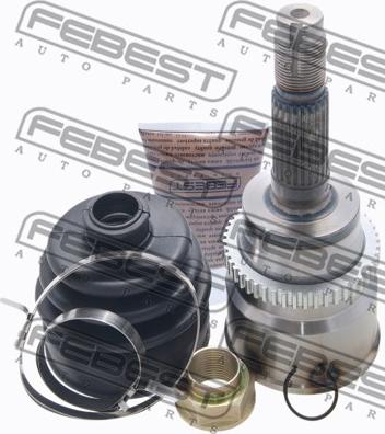 Febest 0910-012A48 - Шарнирный комплект, ШРУС, приводной вал parts5.com