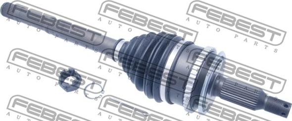 Febest 0414-KB4A47L - Шарнирный комплект, ШРУС, приводной вал parts5.com