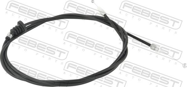 Febest 04101V93F - Тросик замка капота parts5.com