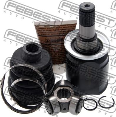 Febest 0411-CU20RR - Шарнирный комплект, ШРУС, приводной вал parts5.com