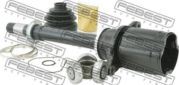 Febest 0411-NA8WRH - Шарнирный комплект, ШРУС, приводной вал parts5.com