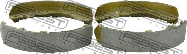 Febest 0502-BT50R - Тормозные башмаки, барабанные parts5.com