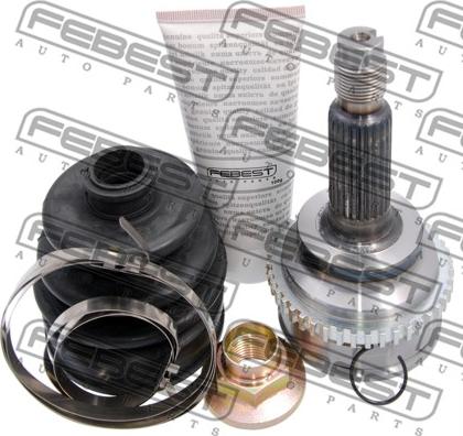 Febest 0510-014A44 - Шарнирный комплект, ШРУС, приводной вал parts5.com