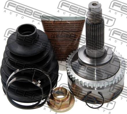 Febest 0510-MPVLW3A44 - Шарнирный комплект, ШРУС, приводной вал parts5.com