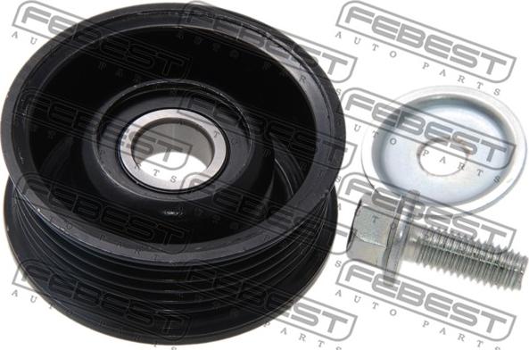 Febest 0587-BK - Направляющий ролик, поликлиновый ремень parts5.com