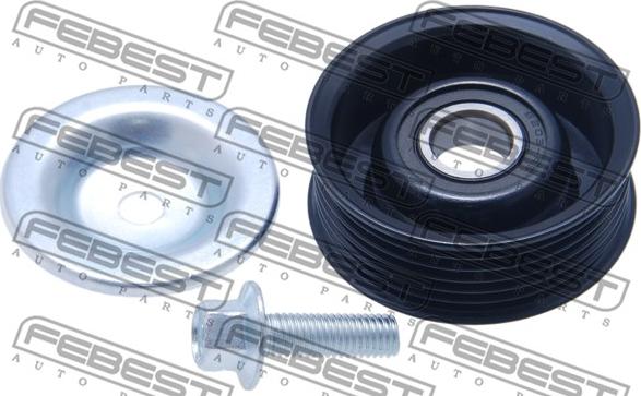 Febest 0587-DE - Направляющий ролик, поликлиновый ремень parts5.com