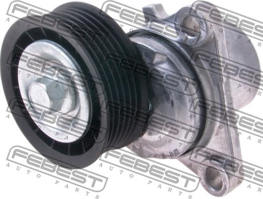 Febest 0587-LW23 - Натяжитель, поликлиновый ремень parts5.com