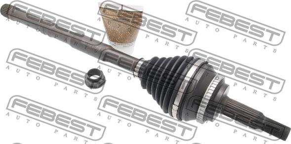 Febest 0114ACV30A48 - Шарнирный комплект, ШРУС, приводной вал parts5.com