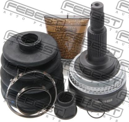 Febest 0110-069A48 - Шарнирный комплект, ШРУС, приводной вал parts5.com