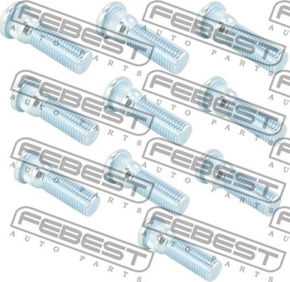 Febest 0184-001-PCS10 - Болт крепления колеса parts5.com