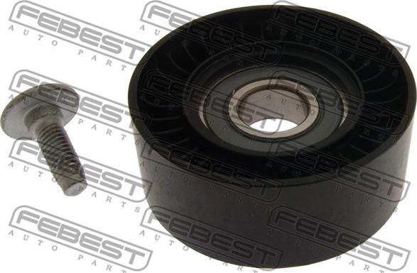 Febest 0187-2ADFHV - Направляющий ролик, поликлиновый ремень parts5.com