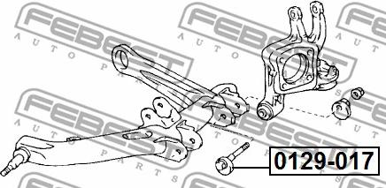 Febest 0129-017 - Болт регулировки развала колёс parts5.com