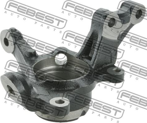 Febest 0128ZZE120FLH - Поворотный кулак, подвеска колеса parts5.com