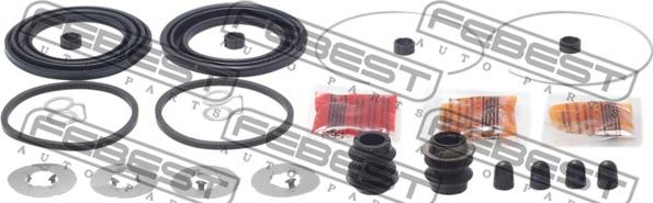 Febest 0175-GSE25F - Ремкомплект, тормозной суппорт parts5.com