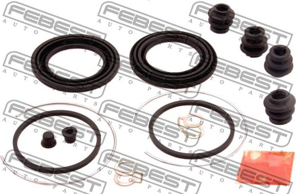 Febest 0175-NZE120F - Ремкомплект, тормозной суппорт parts5.com