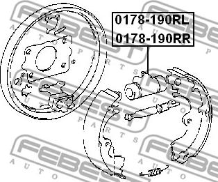 Febest 0178-190RR - Колесный тормозной цилиндр parts5.com