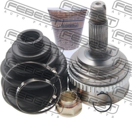 Febest 0310-058A50 - Шарнирный комплект, ШРУС, приводной вал parts5.com