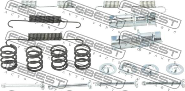 Febest 0204-J32R-KIT - Комплектующие, стояночная тормозная система parts5.com