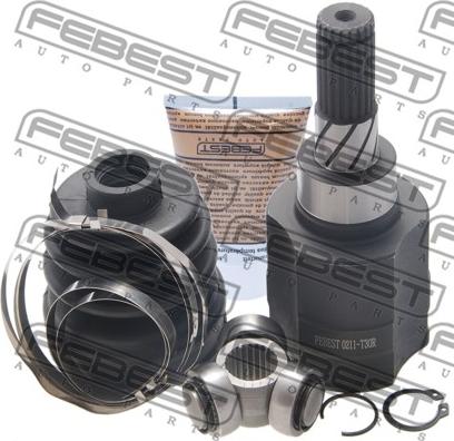 Febest 0211-T30R - Шарнирный комплект, ШРУС, приводной вал parts5.com