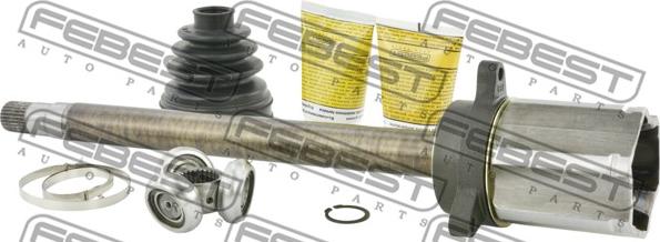 Febest 0211-V42RH - Шарнирный комплект, ШРУС, приводной вал parts5.com