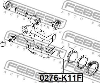 Febest 0276-K11F - Поршень, корпус скобы тормоза parts5.com