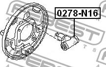 Febest 0278-N16 - Колесный тормозной цилиндр parts5.com