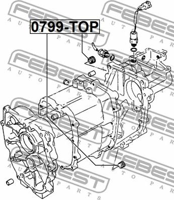 Febest 0799-TOP - Резьбовая пробка, масляный поддон parts5.com