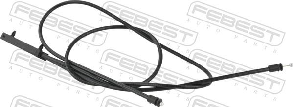 Febest 19101-E90TUF - Тросик замка капота parts5.com