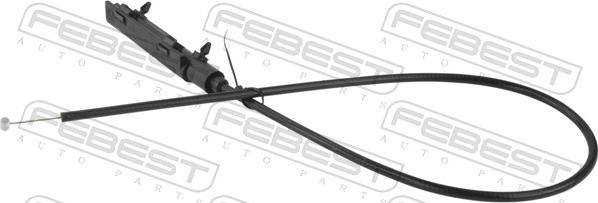 Febest 19101-E46FL - Тросик замка капота parts5.com