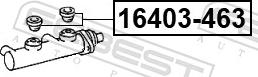 Febest 16403-463 - Пробка, бачок тормозной жидкости parts5.com