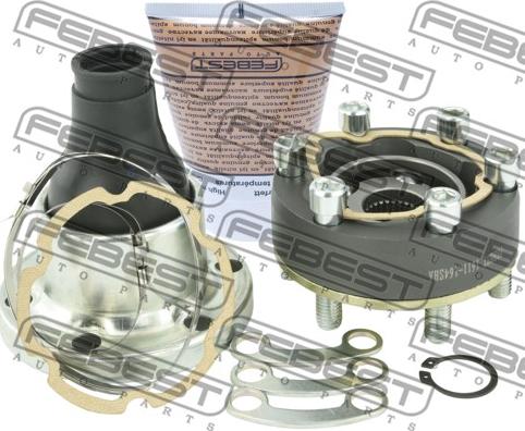 Febest 1611-164SHA - Шарнир, продольный вал parts5.com