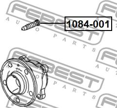 Febest 1084-001 - Болт крепления колеса parts5.com