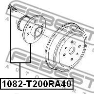 Febest 1082-T200RA40 - Ступица колеса, поворотный кулак parts5.com