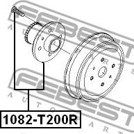 Febest 1082-T200R - Ступица колеса, поворотный кулак parts5.com