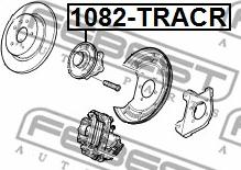 Febest 1082-TRACR - Ступица колеса, поворотный кулак parts5.com