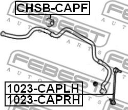 Febest 1023-CAPLH - Тяга / стойка, стабилизатор parts5.com