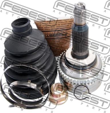 Febest 1110-J200A47 - Шарнирный комплект, ШРУС, приводной вал parts5.com