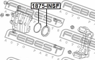 Febest 1875-INSF - Repair Kit, brake caliper parts5.com