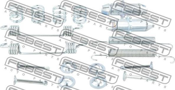 Febest 1204-TUC2WDR-KIT - Комплектующие, стояночная тормозная система parts5.com