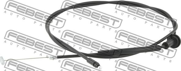 Febest 12101-SBL - Тросик замка капота parts5.com