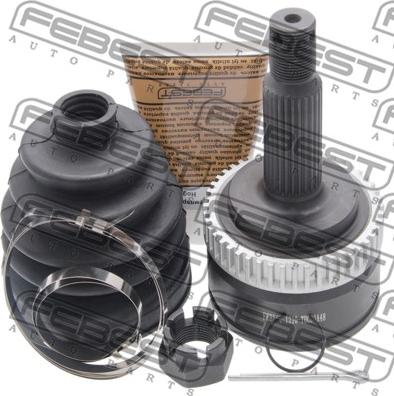 Febest 1210-TUC20A48 - Шарнирный комплект, ШРУС, приводной вал parts5.com