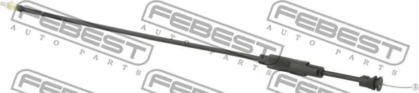 Febest 17101-A8D3LH - Тросик замка капота parts5.com