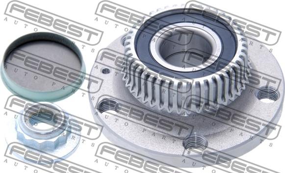 Febest 1782-A3RA43 - Ступица колеса, поворотный кулак parts5.com